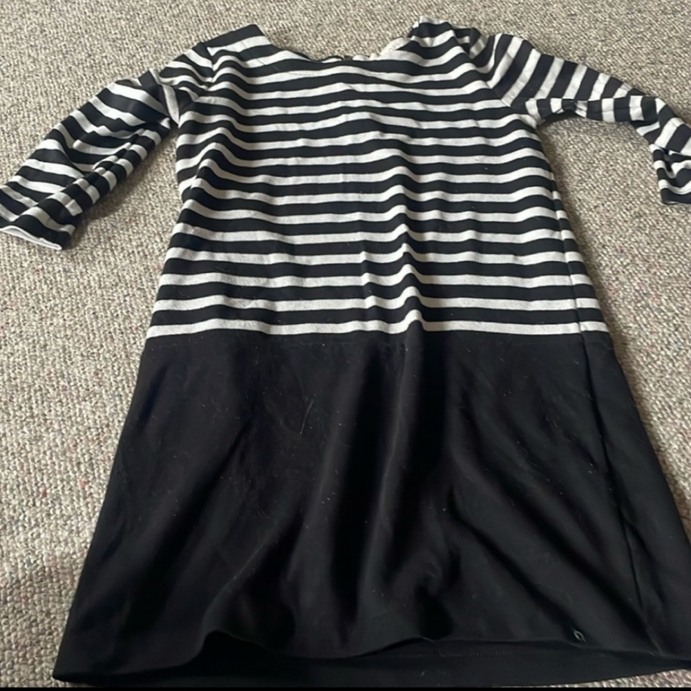 Black and white loft dress